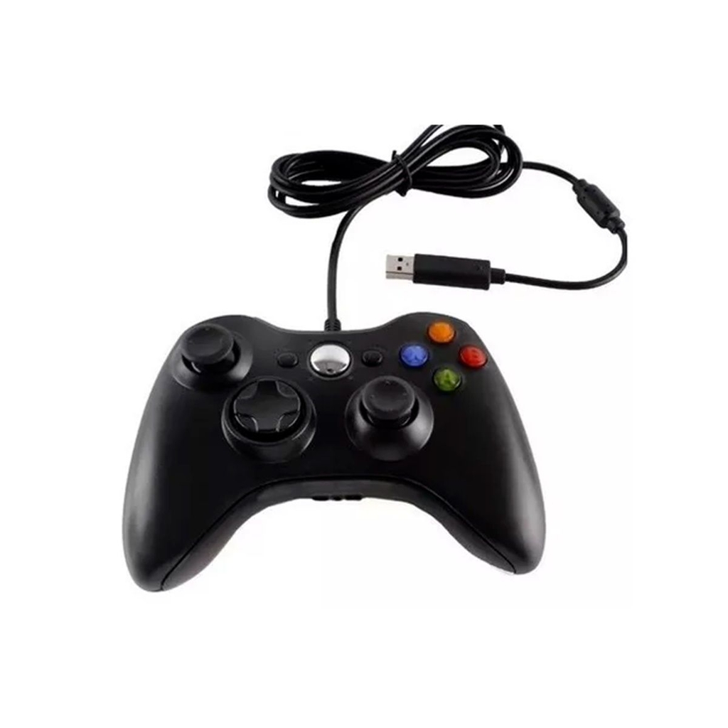 Controle Video Game Xbox 360 Com Fio Joystick Xbox360 E Pc