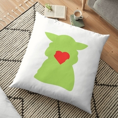 Baby Yoda Grogu Enamorado Almohadón 30x30