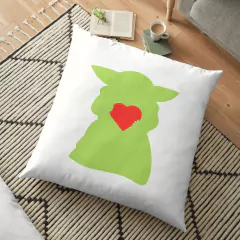 Baby Yoda Grogu Enamorado Almohadón 30x30