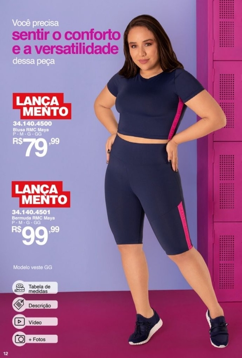 Calça Feminina Academia Fitness P/M/G/GG Legging com Bolso - MTX