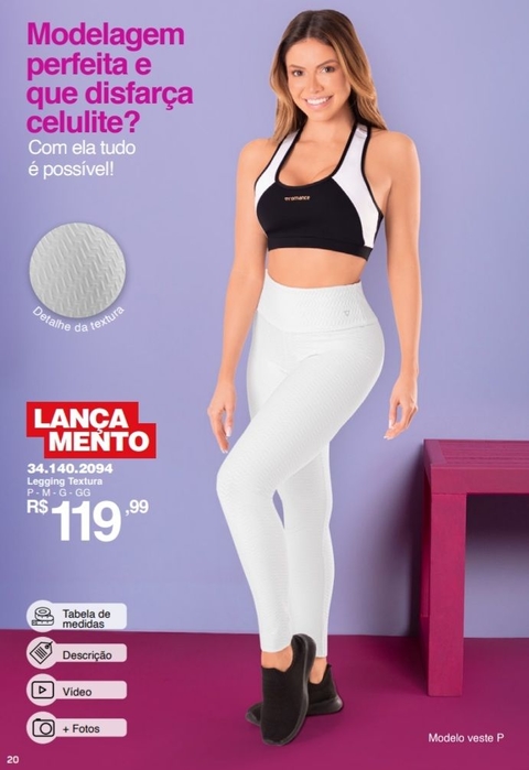 Legging RMC Flexão - Romance - Calça Legging - Magazine Luiza