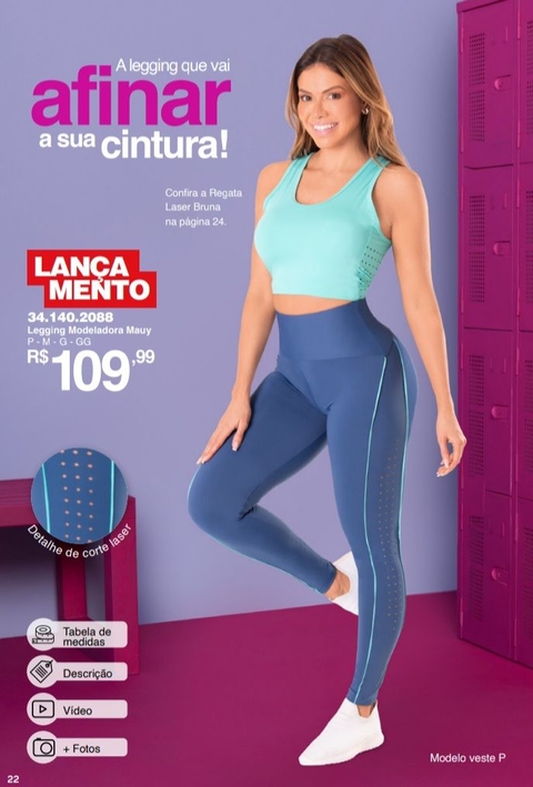 MenoxidilBa - Calça Legging Jeans Original Romance.