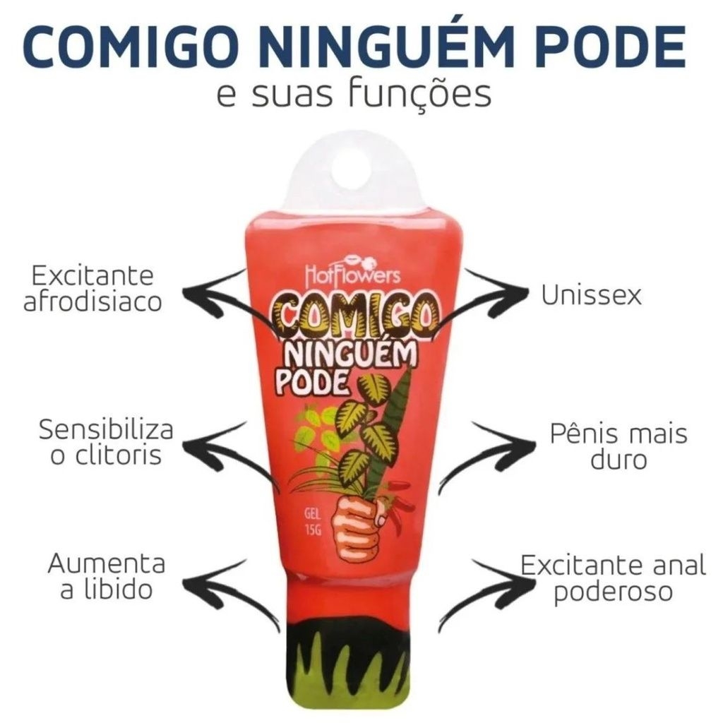 COMIGO NINGUÉM PODE- Possui óleo essencial de canela que tem propriedades  afrodisíacas e estimulante - HOT FLOWERS