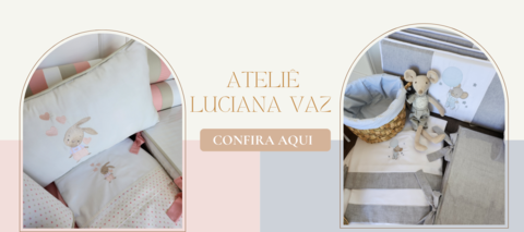 Conjunto Xadrez Rosa com Bolso - Atelie Luciana Vaz