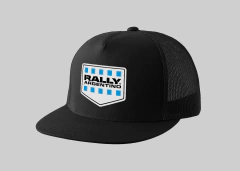 Gorra RA Negra Trucker Rally Argentino
