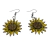 Aretes girasol