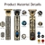 Electric Hair Clippers Electric Hair Clippers Electric Shavers Rechargeable Retr - loja online