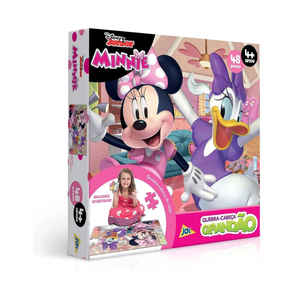 Quebra Cabeça Puzzle Princesas Disney 48 Peças Grandes Jak