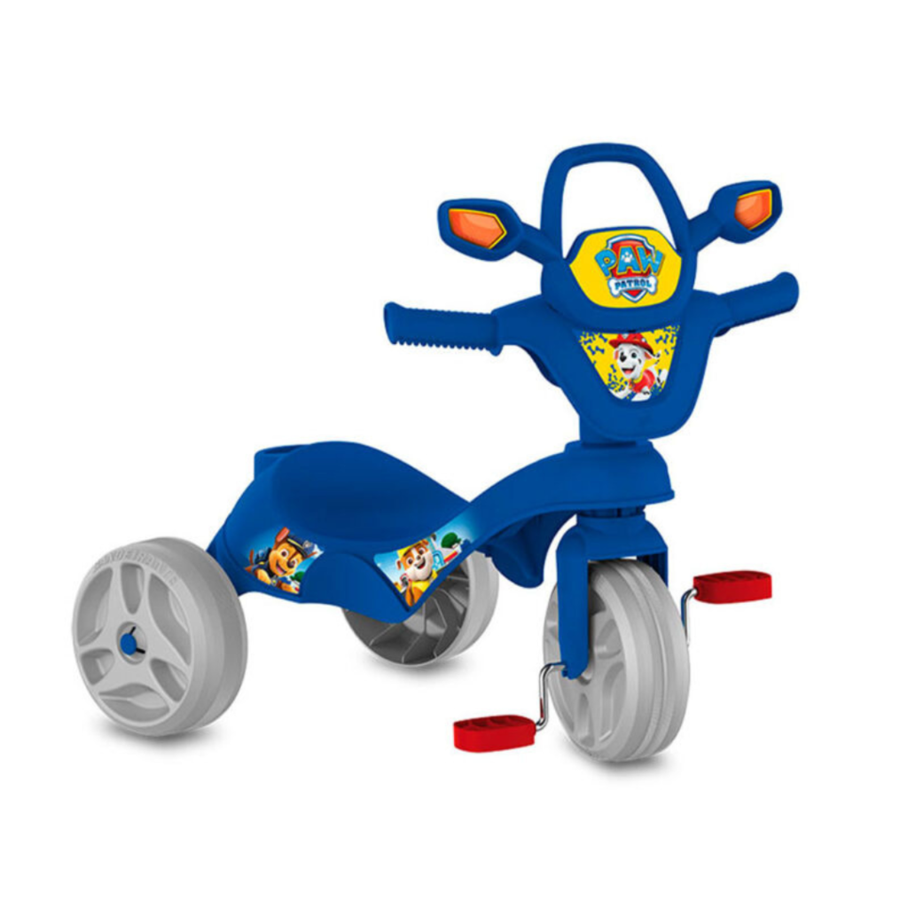 Triciclo Infantil Mototico - Passeio e Pedal Azul - Bandeirante