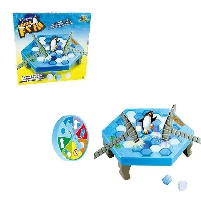 Jogo Pinguim Game Quebra Gelo Brinquedo InterativoART