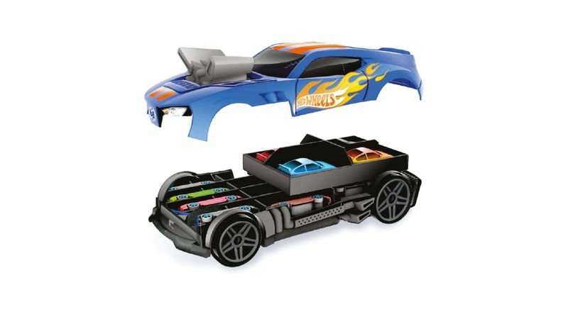 Carro Hot Wheels Com Chave Lançador Verde - Fun Divirta-se