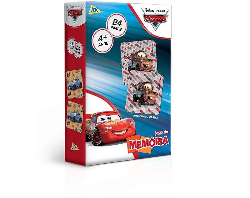 Hot Wheels Jogo da Memória 12 Pares (24 PÇS)