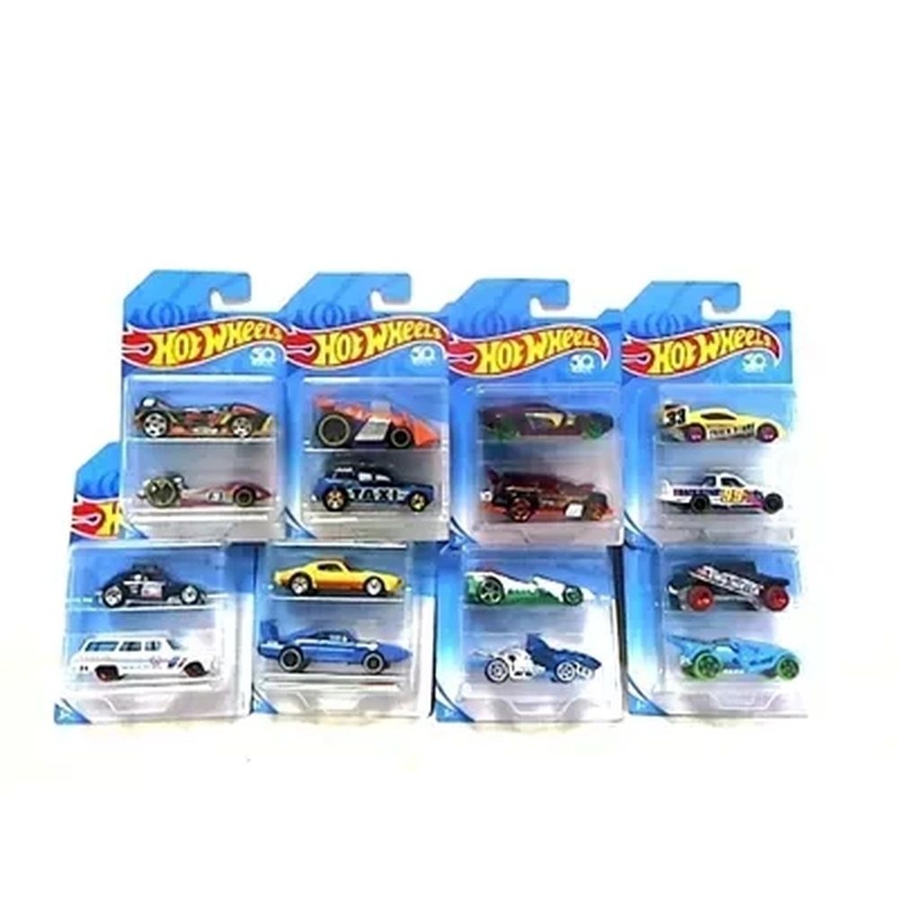 Carrinho Hot Wheels Die Cast FVN40 Sortido - Embalagem com 2 Peças