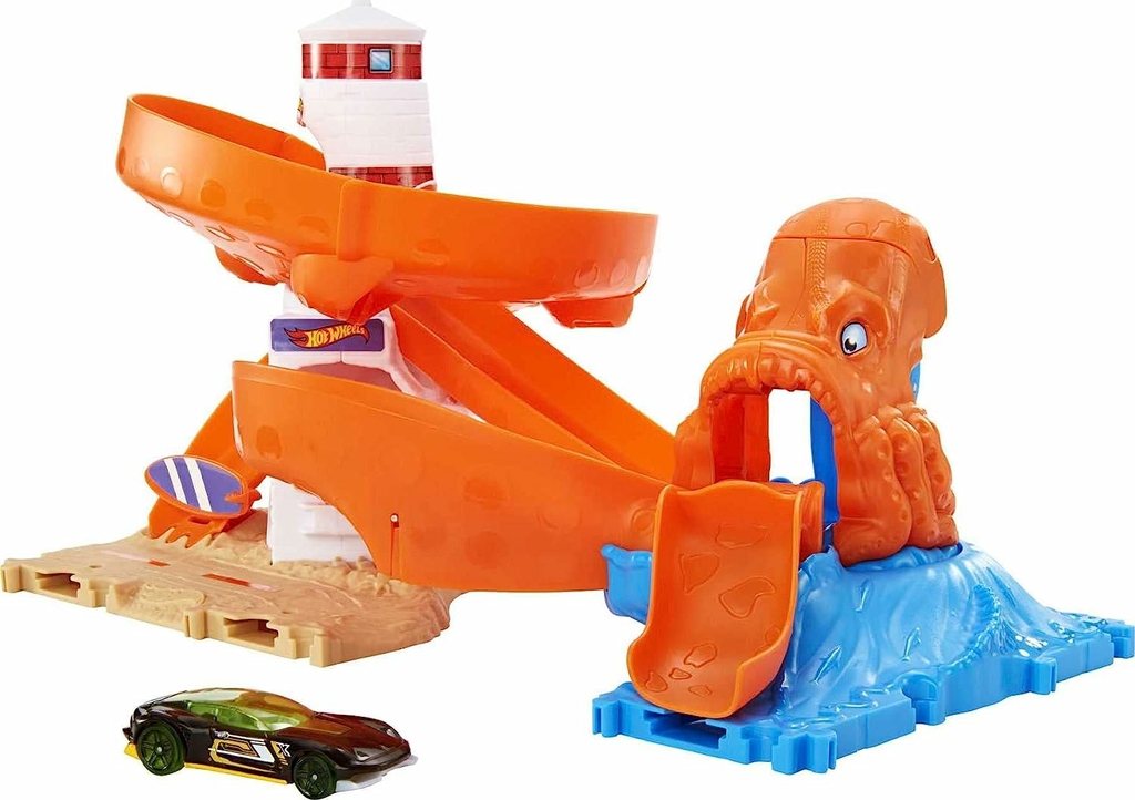 Pista Hot Wheels City Conjunto De Pistas Curvas E Retas