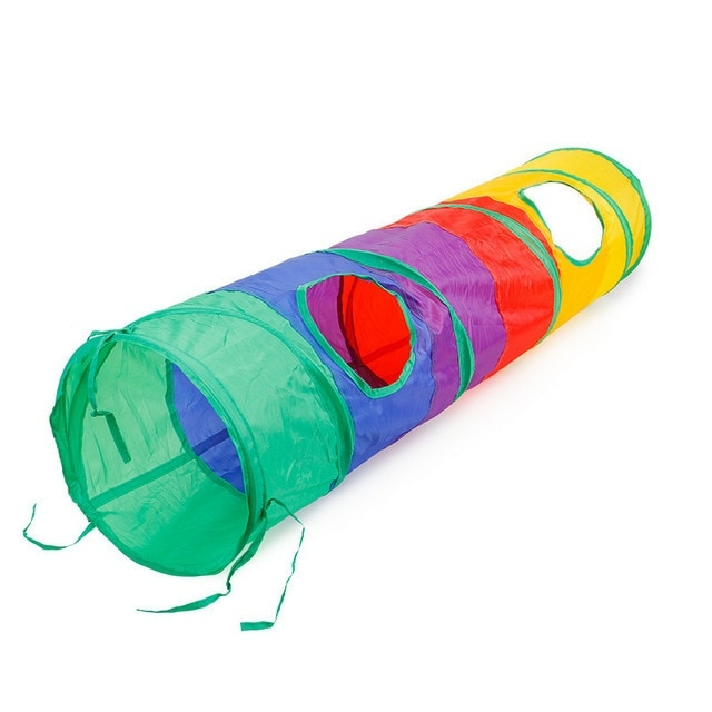 1 Pc Animal De Estimação Túnel Gato Jogo Rugas Túnel Dobrável Tube  Brinquedo Para Cão E Gato Coelho Educacional Divertimento Moda Gato  Brinquedos Dobrável Túnel