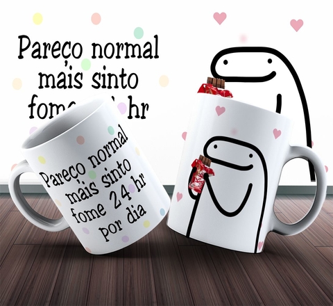 Caneca Florks Meme é Tanta Falsidade Que As Vezes Penso Que