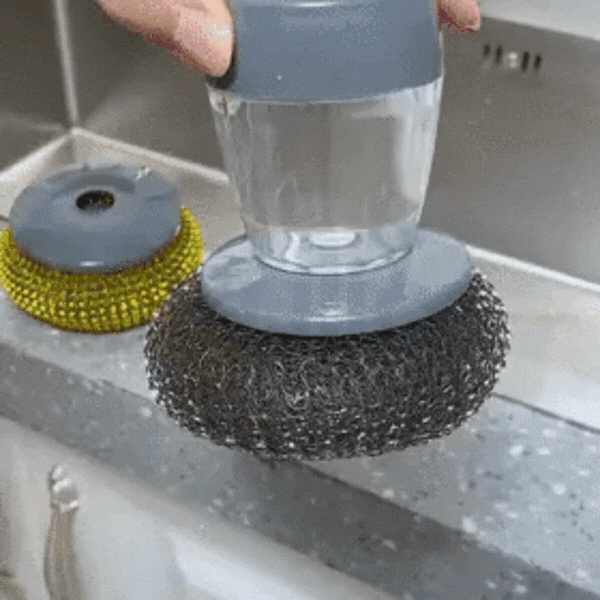 Escova De Limpeza com Reservatório Para Detergente WinWash