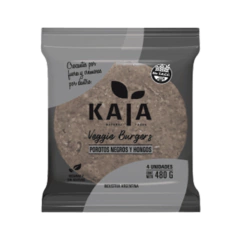 Hamburguesas veganas de porotos y hongos Kaia