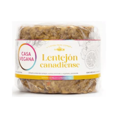 Hamburguesas veganas de lentejón y mix de verduras Casa Vegana