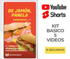 KIT 3 VIDEOS SHOOT Describe tu producto , video 15 segundos en internet