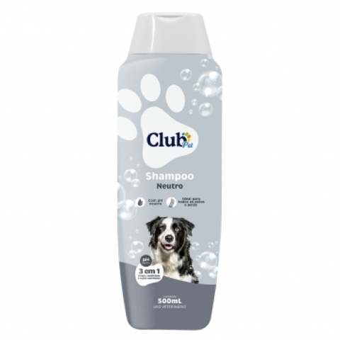 Shampoo para Pelos CLAROS Neutro 500ml - Club Dog