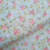 Tecido Tricoline Estampado Floral Lúcia Azul e Rosa 50CM X 150CM na internet