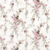 Tecido Tricoline Estampado Floral Sarah Cor Rosa 50CM X 150CM