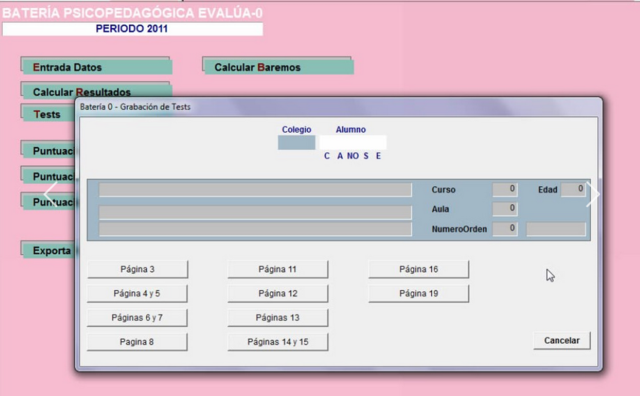 bateria evalua software