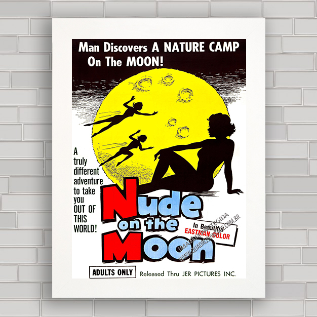 Quadro De Cinema Filme Nude On The Moon 1961