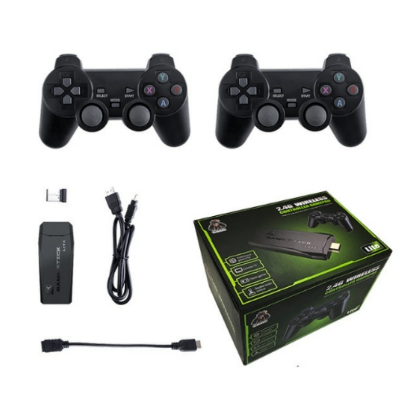 Game Stick 4K Retro Gd10 128gb 40.000 Jogos 2 Controles Sem Fio Origin