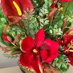 Arranjo de Flores Vermelhas - Felicitadecor