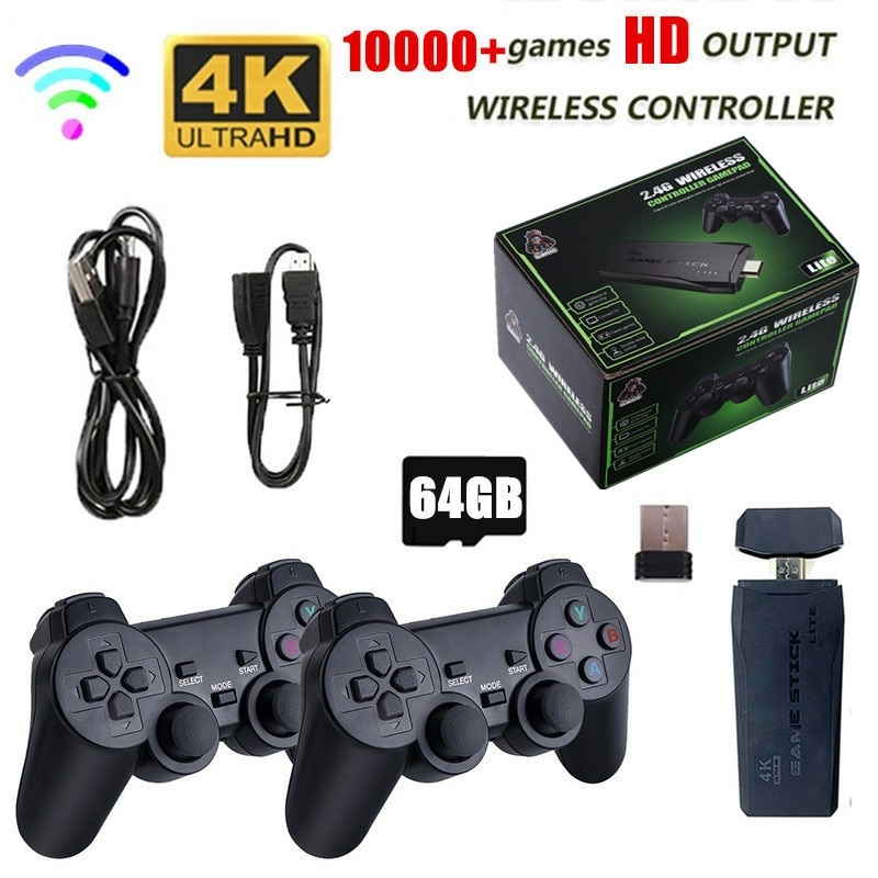 Video Game Retrô Game Stick 4K 10000 Jogos + Frete Grátis