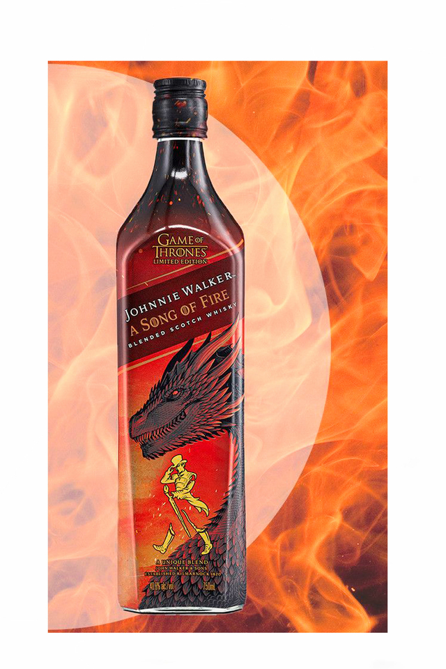 Whisky Johnnie Walker A Song Of Fire 750ml - Edição Limitada