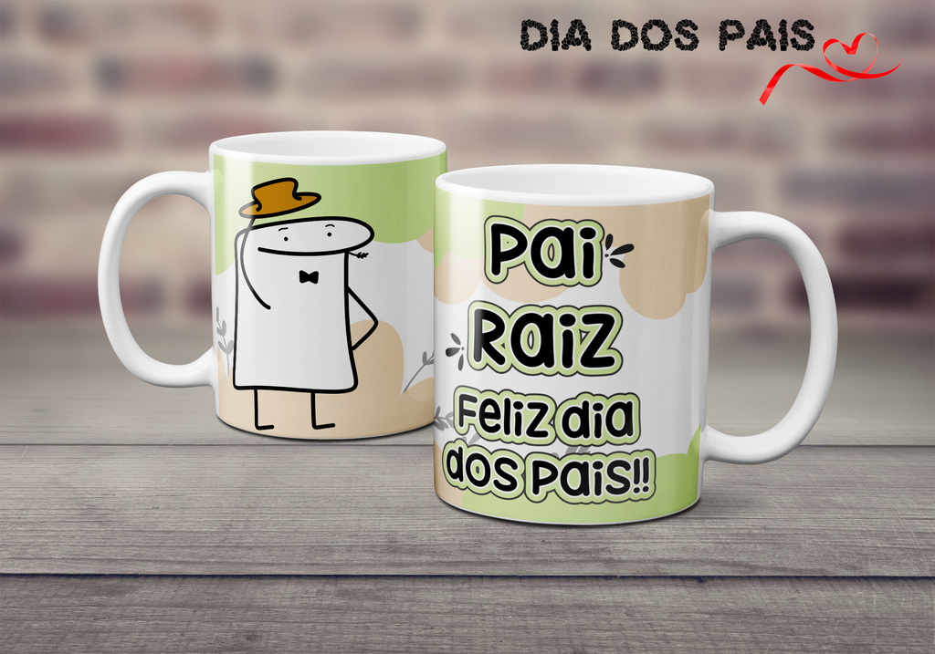 Caneca Frases que Pai Fala Bento Flork Feliz Dia Dos Pais