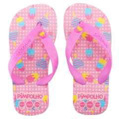 SANDALIA PRAIANA ROSA/PICOLE AC INF PIMPOLHO