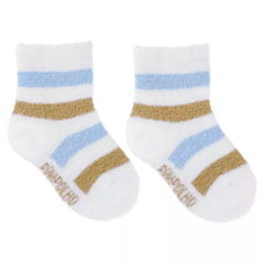 MEIA FELPUDA 16-20 AZUL/JACARE CONF INF PIMPOLHO - comprar online