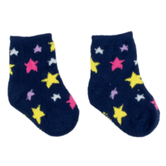 MEIA FELPUDA 16-20 AZUL/JACARE CONF INF PIMPOLHO - comprar online