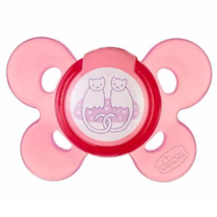 CHUPETA COMFORT ROSA SIL TAM 2 (6-12M) AC INF CHICCO