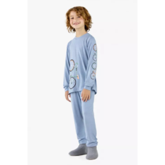PIJAMA MODAL AZUL DENIM CONF INF DEDEKA