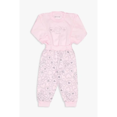 PIJAMA MOL. C/BOTAO CINTURA CORACOES CONF INF DEDEKA