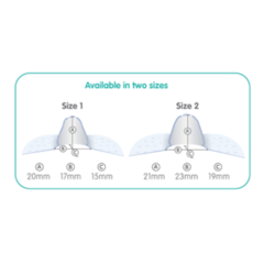 PROTETOR DE SEIOS NIPPLE SHIELDS T.2 MAM - comprar online