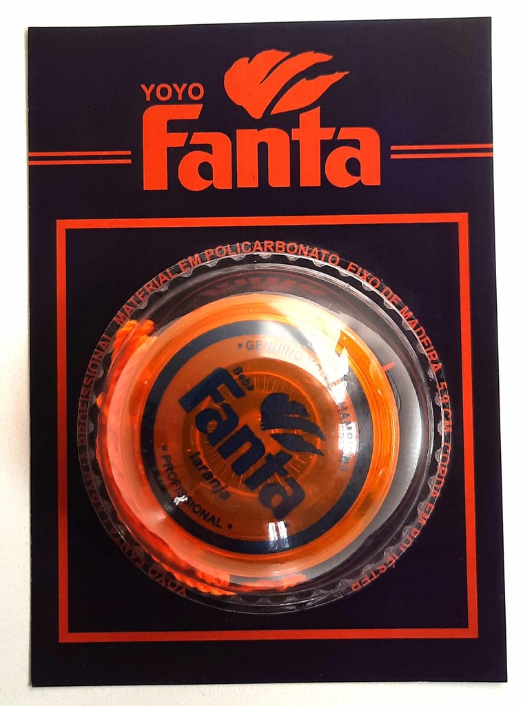 Yoyo Io-io Retrô Fanta Laranja Genuine (Coca-Cola) anos 80 Fanta