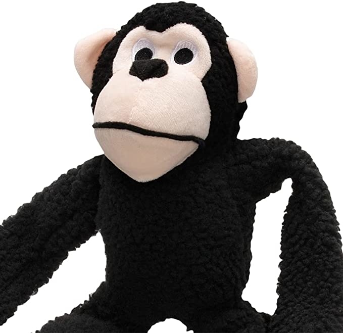 Brinquedo Macaco Pelúcia Kelev Jambo Tam G Para Cães Cor Marrom Desenho  Macaco Kelev