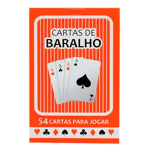 Kit Jogo de Cartas Baralho com 54 cartas + 3 Dados/ 9 Dados/ 24 Fichas  Poker Truco Jogo