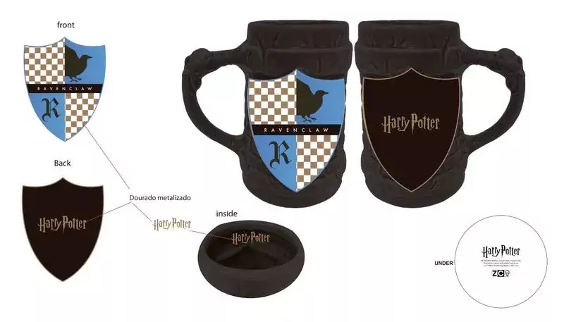 Caneca Corvinal - Harry Potter