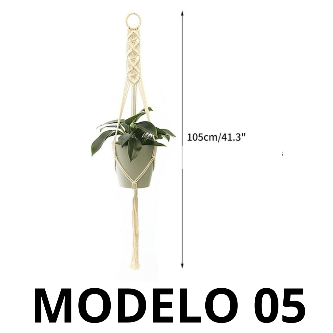 Pendente Planta Jardim Corda de Vasos