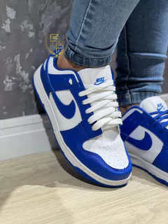 Tênis Nike Dunk – Branco e azul