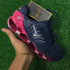 Tênis Mizuno Wave Prophecy 8 – Azul e Rosa
