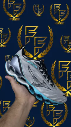 Tênis Mizuno Wave Prophecy 11 – Cinza, Azul e Prata