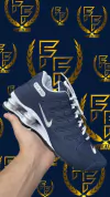 Tênis Nike Shox 4 Molas – Azul e Cinza